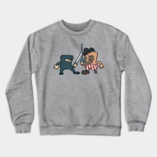 Pirate vs Ninja Crewneck Sweatshirt